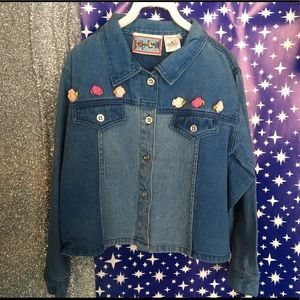 Vintage girl jean jacket